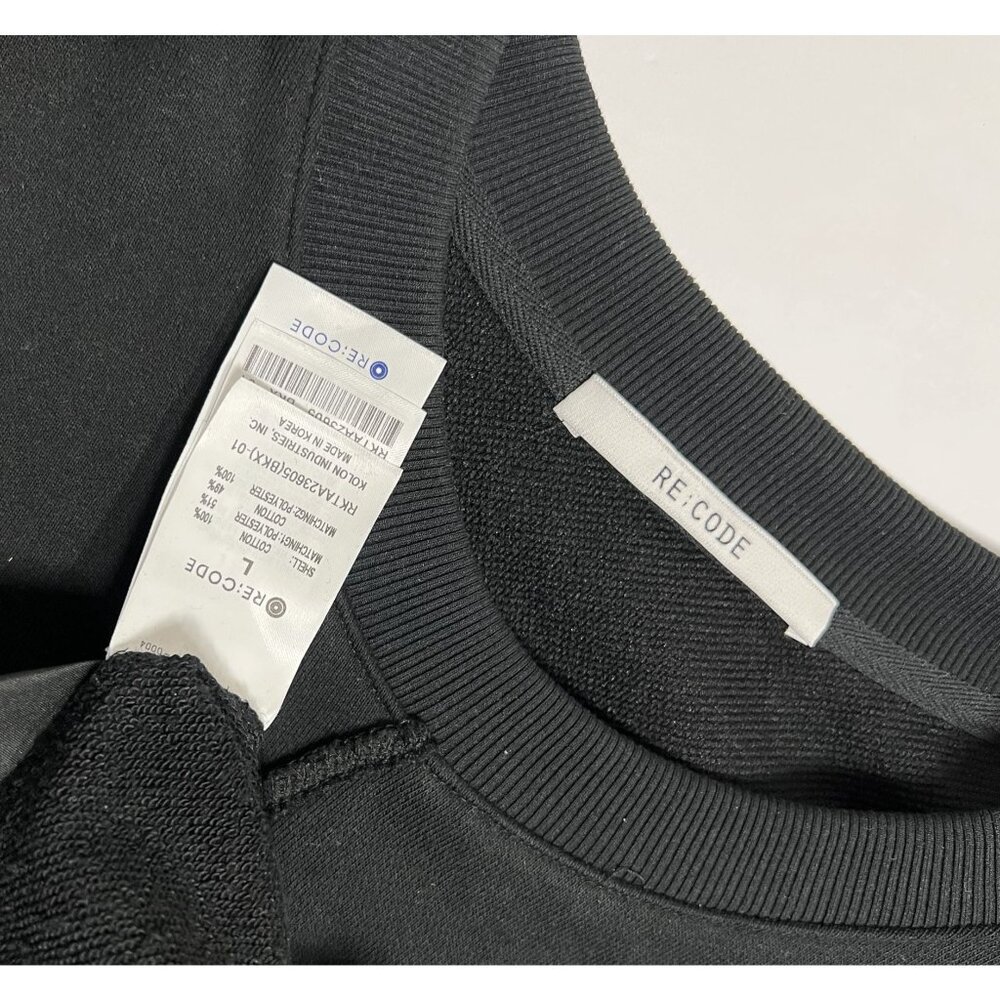 Re;Code Patchwork Sweatshirt In Black - image 2